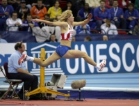 Oksana Udmurtova. 4 place at European Indoor Championships 2007 (Birmingham). Triple jump