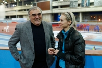Valentin Mikhaylovich Maslakov. Russian Indoor Championships 2009. With Yuliya Gushina