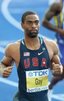 World Championships 2009 (Day 1). 100m. Tyson Gay