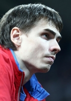 Yaroslav Rybakov. Silver medallist at World Indoor Championships 2010. Doha