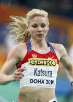 Yuliya Katsura. World indoor Championships 2010 (Doha)