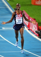 Mo Farah. 5000 m and 10000 m Reigning European Champion, Barcelona 2010