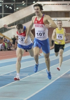 Sergey Petukhov. Russian indoor Champion 2011 at 400m