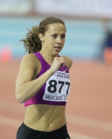 Kseniya Zadorina. Silver medallist at Russian indoor Championships 2011 at 400m