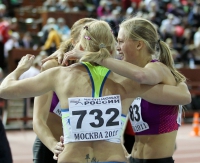 Kseniya Vdovina. Bronze medallist at Russian indoor Championships 2011 at 400m