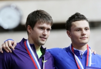 Konstantin Shabanov. Russian indoor champions 2011. With Yevgeniy Borisov