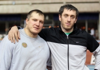 Ivan Yushkov. Silver medallist at Russian indoor Championships 2011. With Valeriy Kokoyev