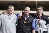 Ivan Yushkov. Silver medallist at Russian indoor Championships 2011. With Valeriy Kokoyev and Maksim Sidorov