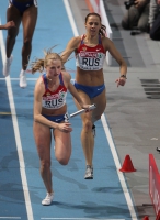 Kseniya Vdovina. European Indoor Champion 2011 (Paris) at 4x400m
