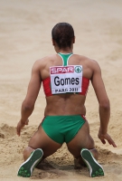 Naide Gomes. Silver medallist at European Indoor Championships 2011 (Paris)