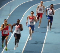 Dmitriy Buryak. European Indoor Championships 2011 (Paris). 4x400m 
