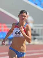 Russian Championships 2011. 1 day. Heat at 400m. Kocherzhova Anastasiys