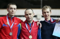 Valentin Smirnov. Silver medallist at Russian Indoor Championships 2011 at 3000m
