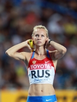 Yuliya Guschina. World Championships 2011 (Daegu). 4x100m