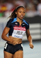 Allyson Felix. 400m Silver at World Championships 2011 (Daegu)