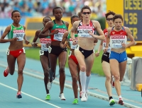 Yelena Zadorozhnaya. World Championships 2011 (Daegu). Final at 5000m