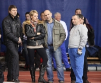 Russian Indoor Championships 2012. Coach. Oleg Diazdinov, Yuliya Golubchikova, Yuriy Didenko