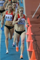 Russian Indoor Championships 2012. Final at 3000m. Natalya Popkova nad Alfiya Muryasova