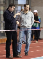 Russian Indoor Championships 2012. Coach. Konstantin Volkov