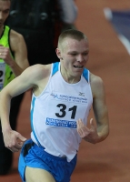 Russian Indoor Championships 2012. Silver at 3000m Andrey Minzhulin