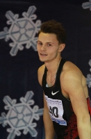 Russian Indoor Championships 2012. Winner at 60mh. Konstantin Shabanov
