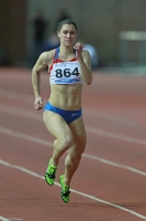 Russian Indoor Championships 2012. Winner at 60m. Yekaterina Filatova