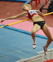 Russian Indoor Championships 2012. Silver medallist is Svetlana Shkolina