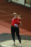 Russian Indoor Championships 2012. Silver medallist is Irina Tarasova