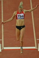 Russian Indoor Championships 2012. Bronze long jump indoor medallist is Tatyana Chernova