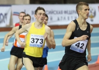 Russian Indoor Championships 2012. Final at 2000steep. Aleksandr Pavelyev, Yuriy Kovalyev