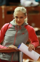 Russian Indoor Championships 2012. Silver long jump medallist is Darya Klishina
