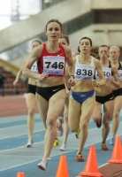 Russian Indoor Championships 2012. Final at 1500m. Yuliya Chizhenko