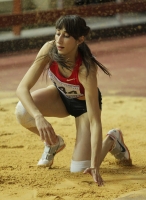 Russian Indoor Championships 2012. Bronze medallist is Yekaterina Koneva