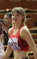 Russian Indoor Championships 2012. Triple jump indoor champion is Anna Krylova