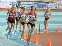Russian Indoor Championships 2012. 5000m indoor champion. Olga Golovkina