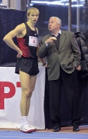 Andrey Silnov. Winner at Hight jump Moscow Cup 2012. With coach Yevgeniy Zagorulko