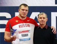 Ivan Yushkov. Winner at Russian Winter 2012. With coach