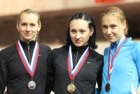 Kseniya Ustalova. Bronze medallist at Russian Indoor Championships 2012 at 400m