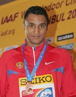 Lyukman Adams. Bronze at World Indoor Championships 2012 (Istanbul)