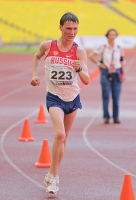 Walking Russian Championships. 20km Walker Russian Champion. Sergey Morozov