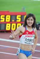 Yelena Arzhakova. European Champion 2012 (Helsinki) at 800m