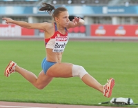 Yana Borodina. Bronze at European Championships 2012 (Helsinki) at triple jump