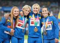 Mariya Ryemyen. 4 x 100 m World Champs Bronze Medallist, Daegu 2011
