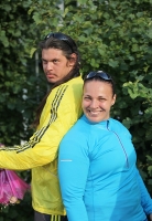 Anna Avdeyeva. Shot Put Silver at Russian Championships 2012. With Bogdan Pischalnikov