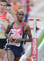 Mo Farah. 5000m European Champion 2012 (Helsinki)