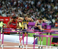 Jason Richardson. 110 m hurdles Olympic Silver Medallist 2012 (London)