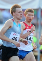 Russian Championships 2012. Final at 800m. Ivan Nesterov and Pavel Tebenkov