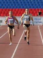 Russian Championships 2012. 400m Final. Tatyana Firova and Natalya Nazarova