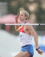 Russian Championships 2012. Andrey Silnov, Silver High Jump Medallist