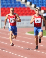 Russian Championships 2012. 200m. Yevgeniy Kirov and Aleksandr Volkov